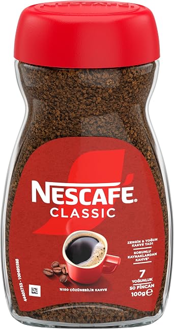 Nescaf  Classic Soluble Coffee Jar, 100 g