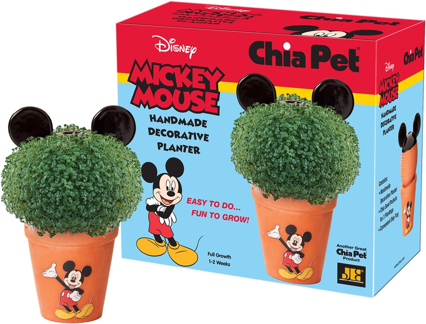 Chia Pet Disney's Mickey Mouse Handmade Decorative Planter
