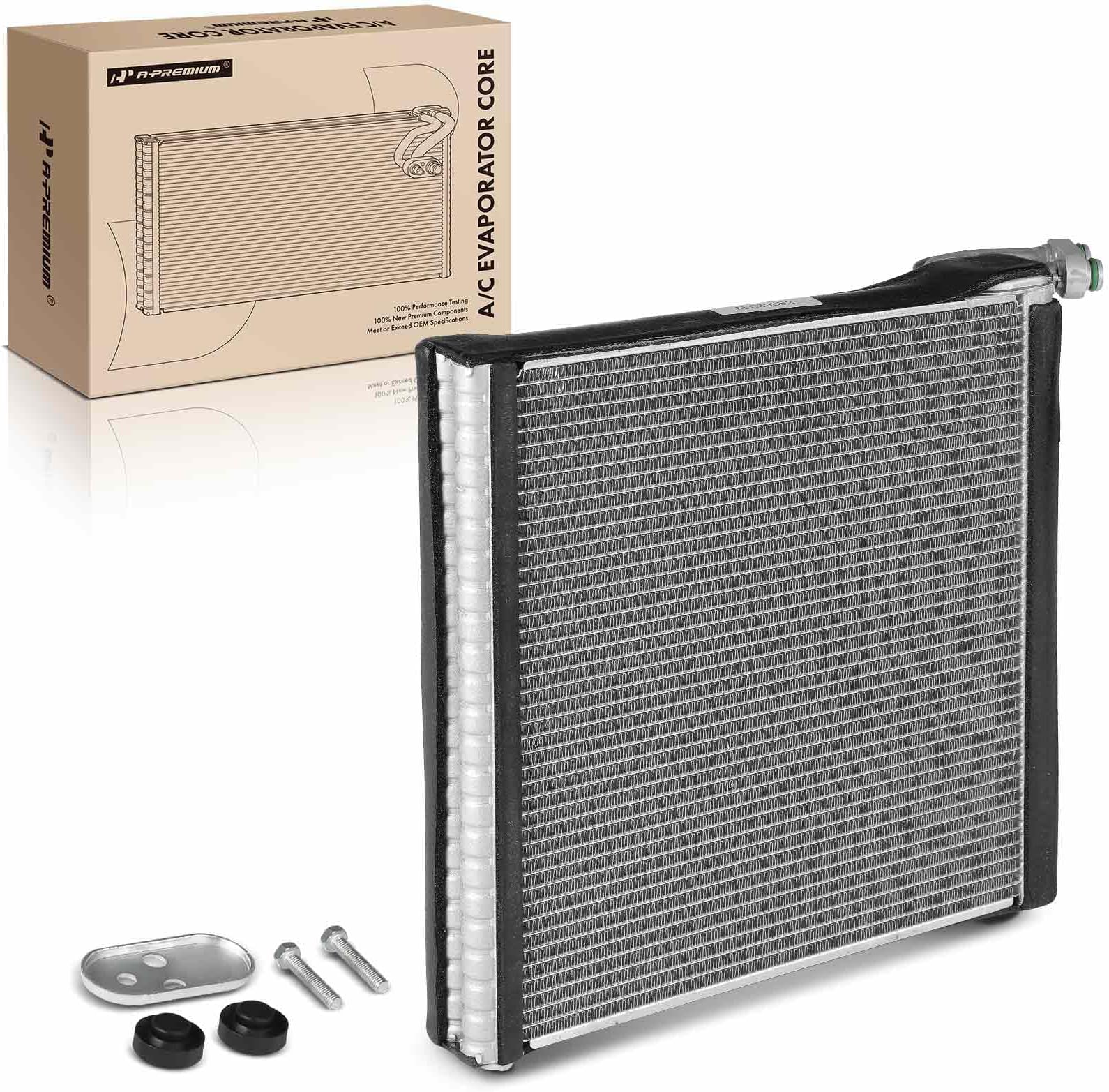 A-Premium AC Evaporator Core Compatible with Ford Edge 2007-2014 & Mazda CX-9 2007-2015 & Lincoln MKX 2007-2015, with Pressing Plate
