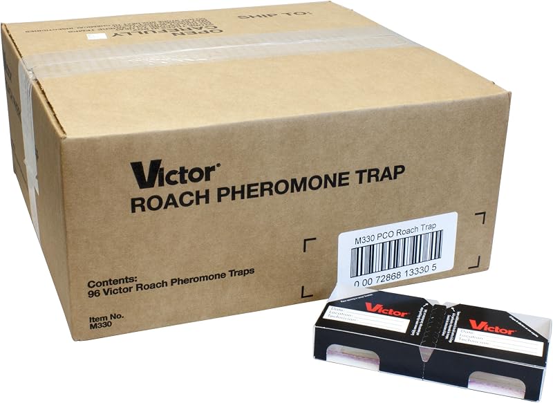 Roach Pheromone Traps Case- 48 Units (96 Traps Total)