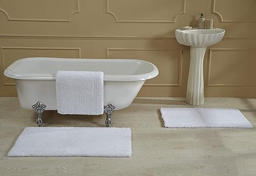 Miniatura 50 de Better Trends Micro Collection is BAMI2134TL - Alfombra de baño de felpa ultrasuave y absorbente, 100% poliéster en colores vibrantes, 21 x 34 Azul