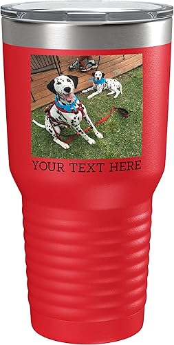 Miniatura 3 de Vaso personalizado de 30 onzas (17 colores) con foto impresa con aislamiento térmico de acero inoxidable recubierto de polvo con tapa, regalo