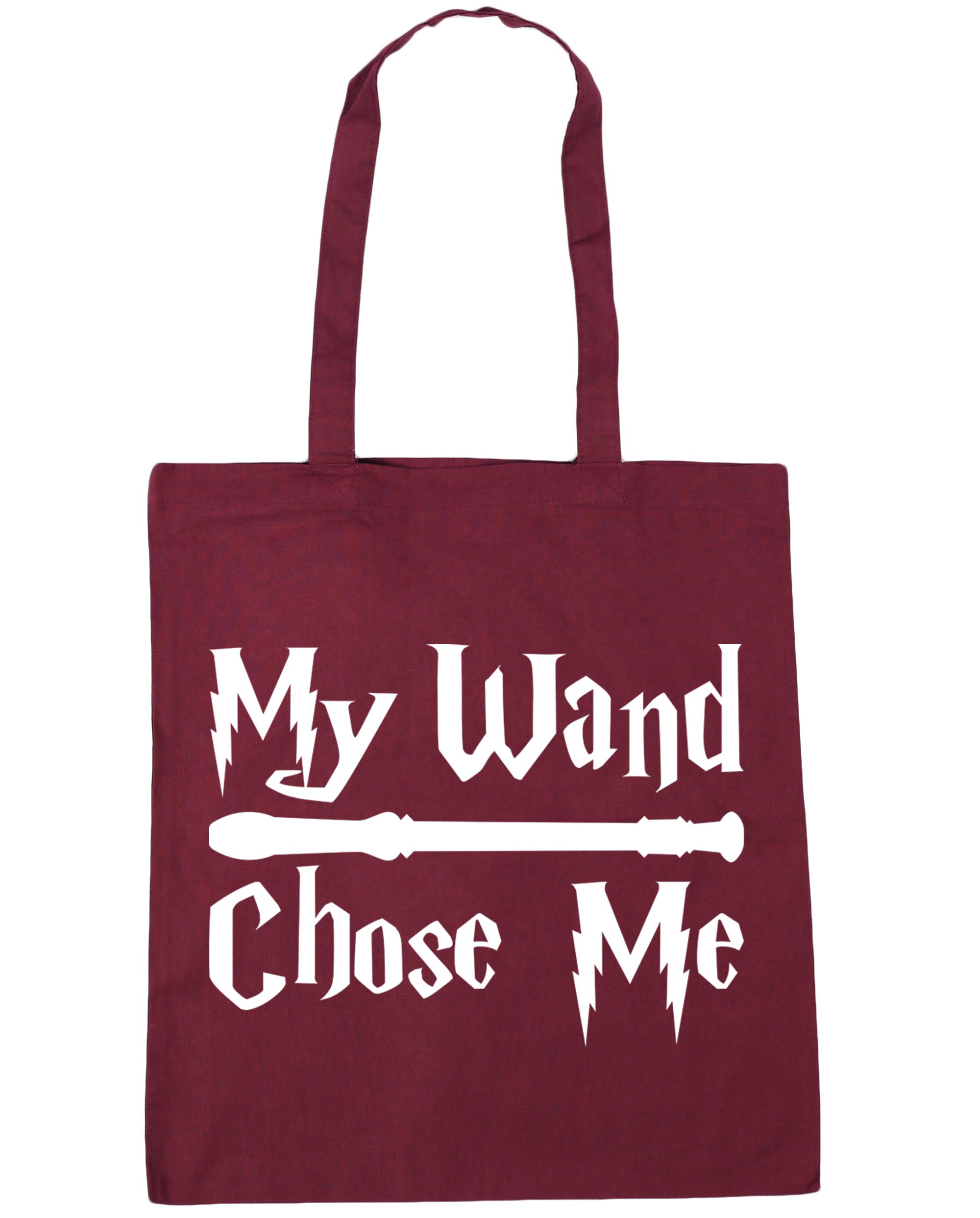 Hippowarehouse My Wand Chose Me (Recorder) Tote Shopping Gym Beach Bag 42cm x38cm, 10 litres — image 1