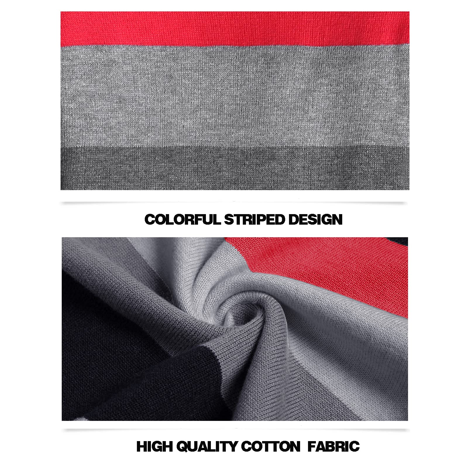Suéter de punto para niños, sudadera de Navidad, suéter a rayas, manga larga, ropa cálida para otoño e invierno, 4-14 años