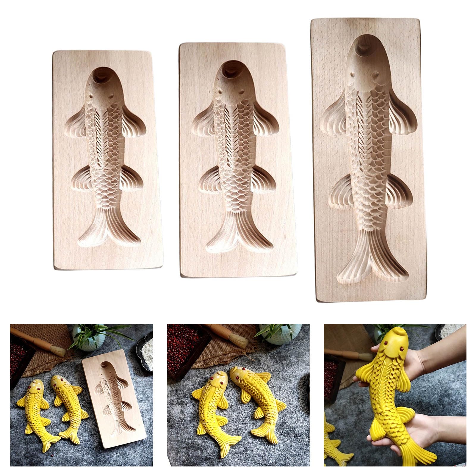 Styles traditionnels pour la cuisson de la carpe pour petits pains cuits à la vapeur - Ustensiles de cuisine polyvalents pour cuisiniers à la maison - Accessoires de pâtisserie
