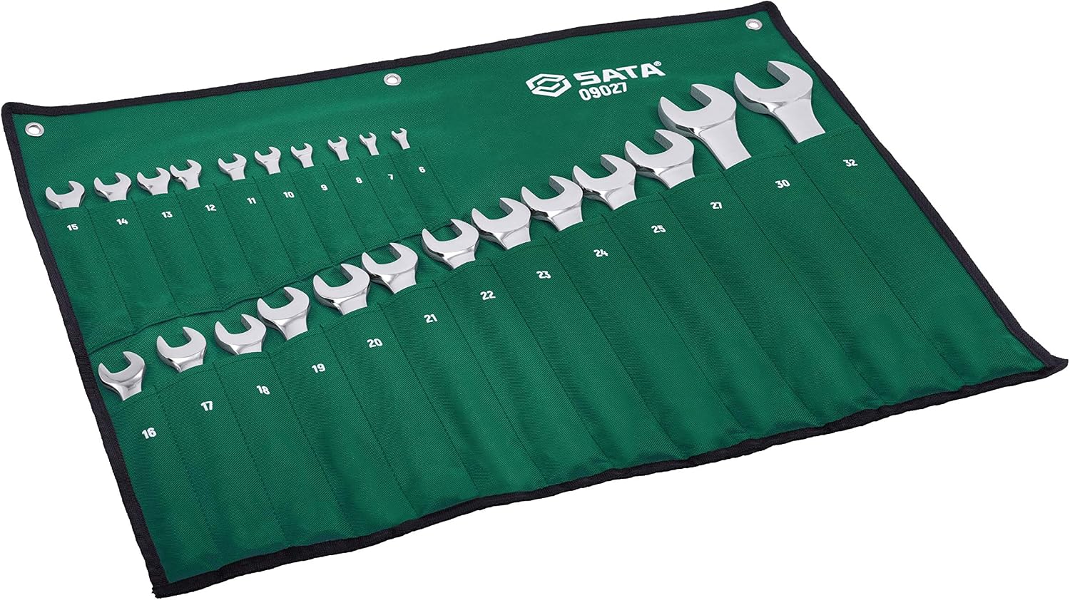 Flаѕh Dеаlѕ - 70% оƒƒ SATA 23-Piece Full-Polish Metric Combination Wrench Set with Offset Box Ends and a Durable Tool Roll - ST09027SJ 🔥 Crаzу Dеаlѕ SATA 23-Piece Full-Polish Metric Combination Wrench Set with Offset Box Ends and a Durable Tool Roll - ST09027SJ