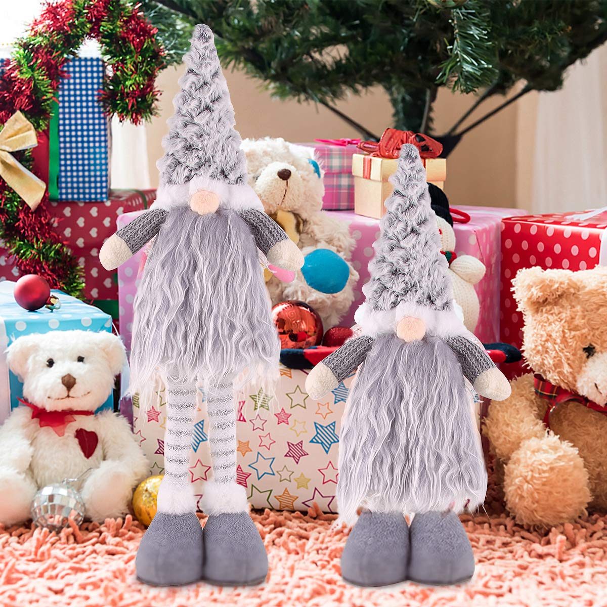 Décorations De Noël Père Noël GNOME Tomte 57 Cm De Haut, Poupée