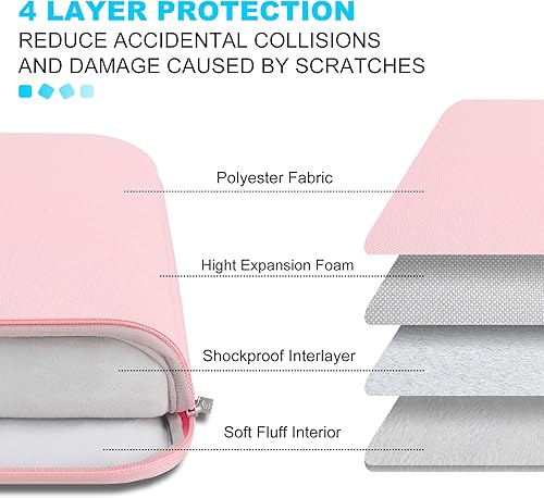 Miniatura 5 de Lacdo Funda para laptop de 15 pulgadas para MacBook Air M4 A3241 2025, M3 A3114, M2 A2941 2024-2023, MacBook Pro A1990 A1707 de 15 pulgadas, funda