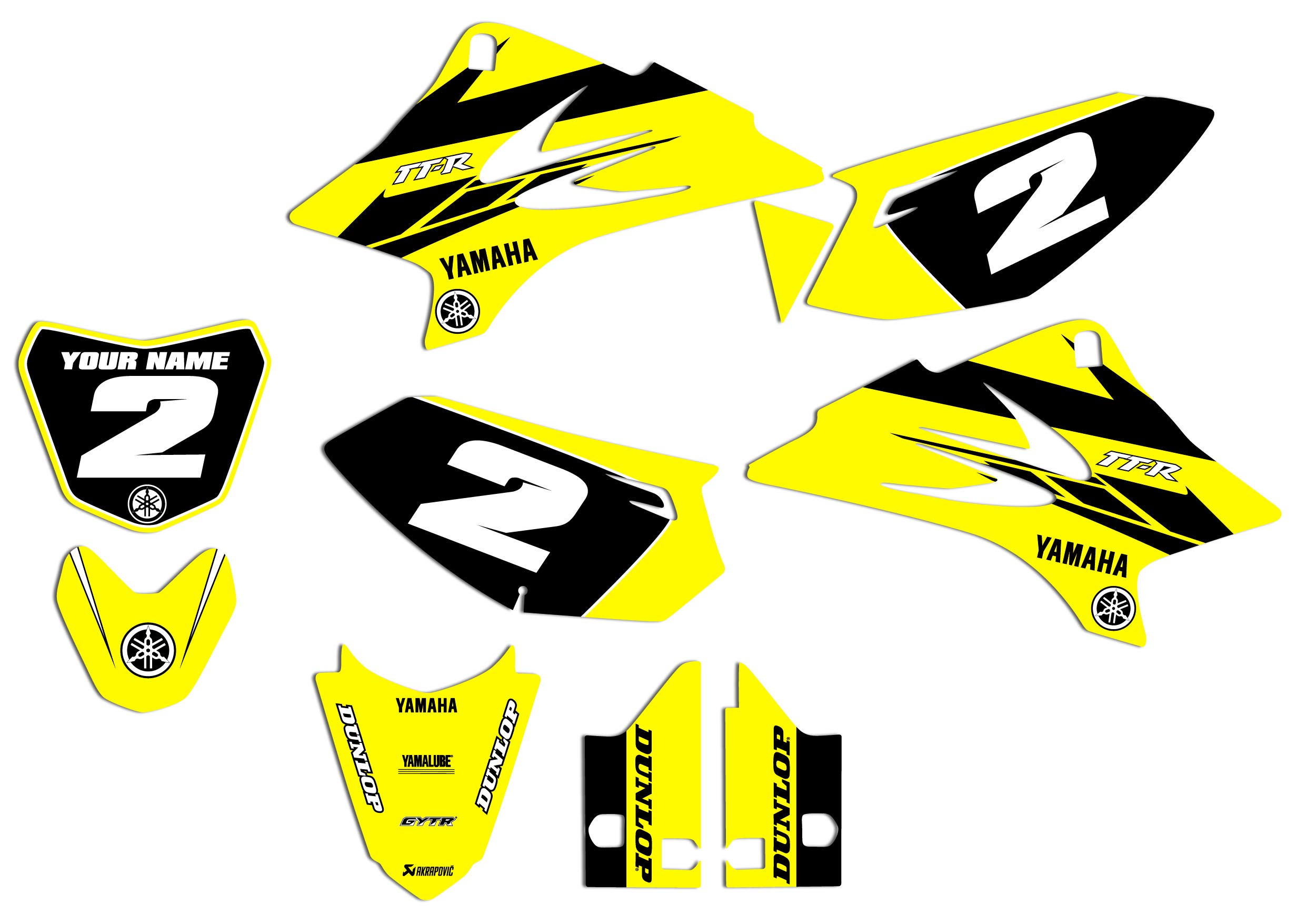 Kit Déco YAMAHA TTR 50 FACTORY - Foto 6