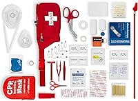 Vista 1 de EMS XTRM Preparación para emergencias con mini cangurera de primeros auxilios, bolsillos resistentes al agua, nailon resistente al desgarro, correa