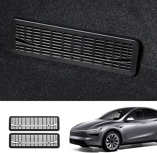 Miniatura 6 de Accesorios para cubierta de ventilación de aire para piso trasero debajo del asiento, accesorios para Tesla Model Y Juniper 2025 2026, accesorios
