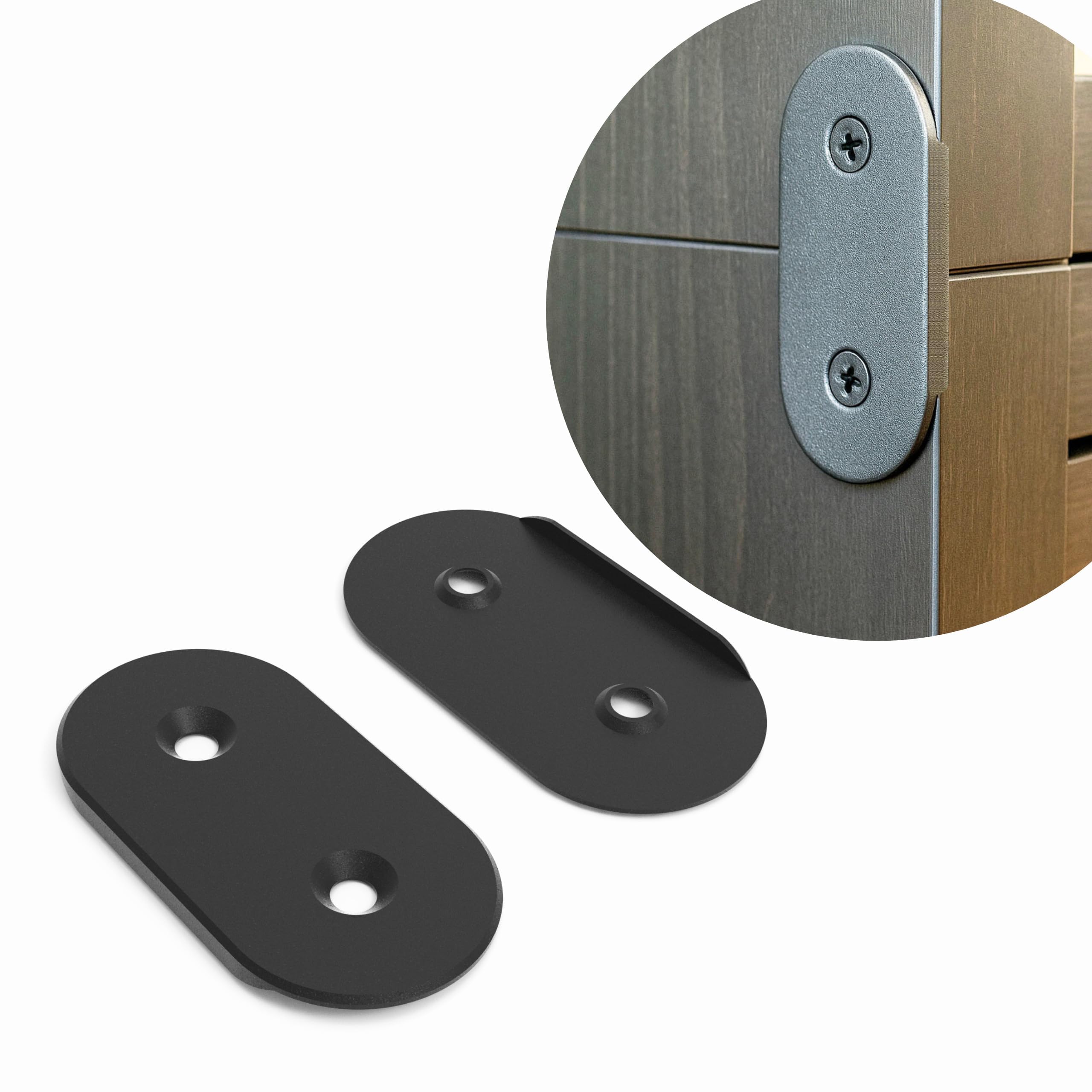 Sintrix Fab Connectors Compatible with IKEA Kallax Shelf, Connecting Element for 2 or 4 Kallax Shelves, Sturdy Connection - Image 2