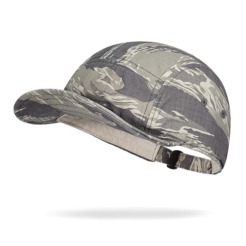 CLAPE Camouflage Short Brim Cap 5 Panel