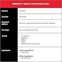 Vista 3 de Sweeney's S7002-2 - Gránulo repelente de plagas de topos y topos, 10 libras