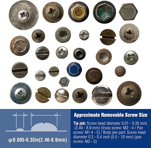 Miniatura 5 de WORKPRO Alicates extractores de tornillos Linesman S de 6.5 pulgadas (alicates combinados) con mordazas antideslizantes únicas, herramienta de