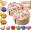 Glitter Dumpling Squishy Toy, Random Box, 10 Colors Dumplings Squishy Toy, Surprise Collection (Random*2)