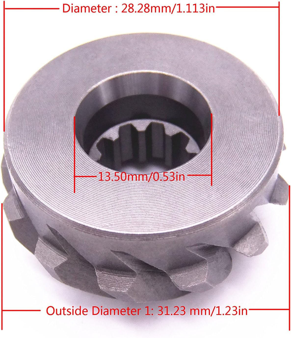 F15-06000011 F20-04000003 Pinion Gear for Parsun Outboard Engine 4-Stroke F9.9 F15 F15A F20A Boat Motor