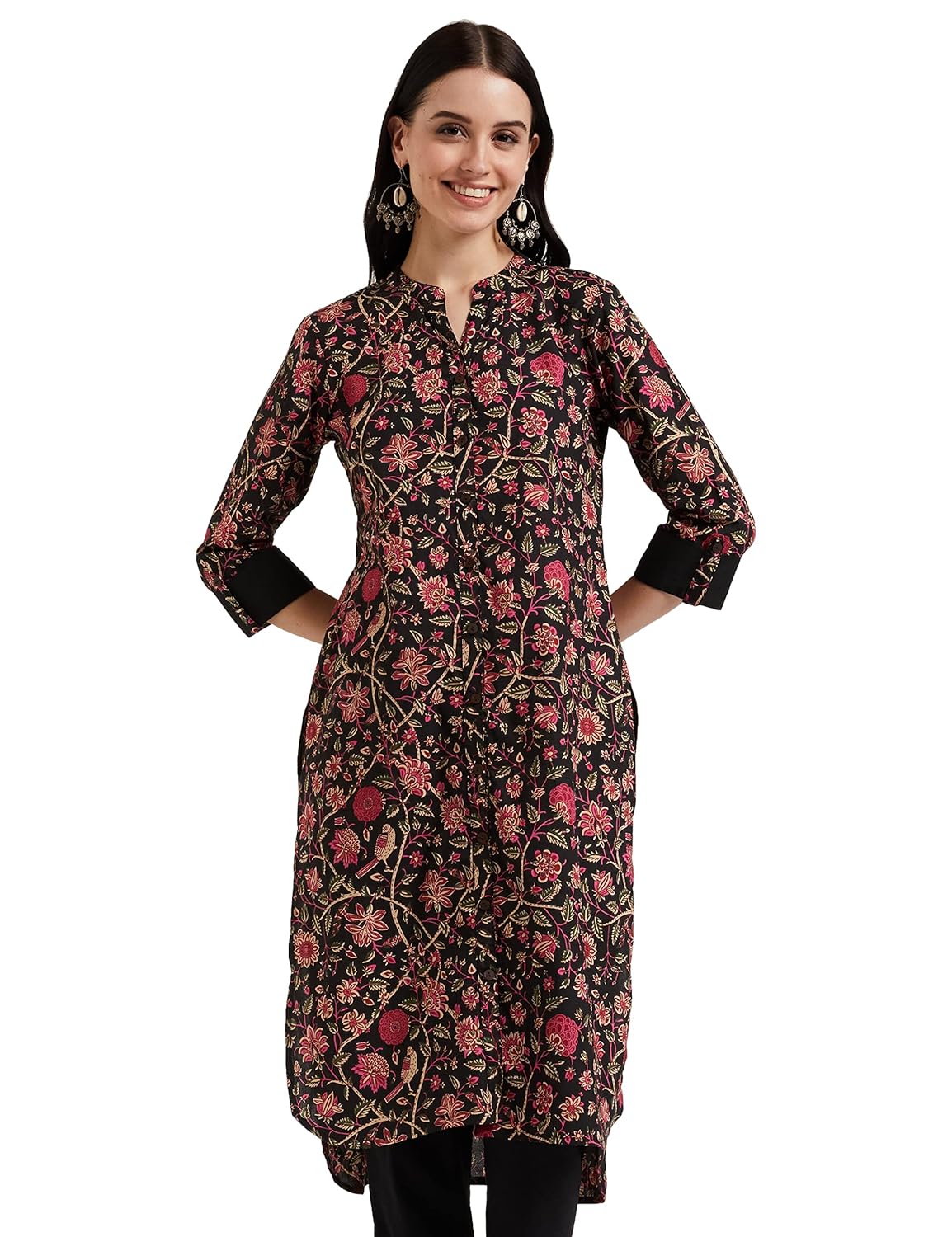 Amazon Brand – Myx Women’s Printed Cotton Regular Fit Kurta | Available in Plus Size Amazon Brand – Myx Women’s Printed Cotton Regular Fit Kurta | Available in Plus Size