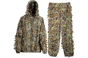 MOPHOTO 3D Leafy Ghillie Suit