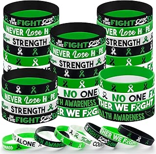Cinrobiye 啓発リボン シリコンブレスレット 30個 がん予防啓発 ストレッチリストバンド 希望の信仰 ラバーリストバンド アクセサリー 男女兼用 チャリティーイベント用