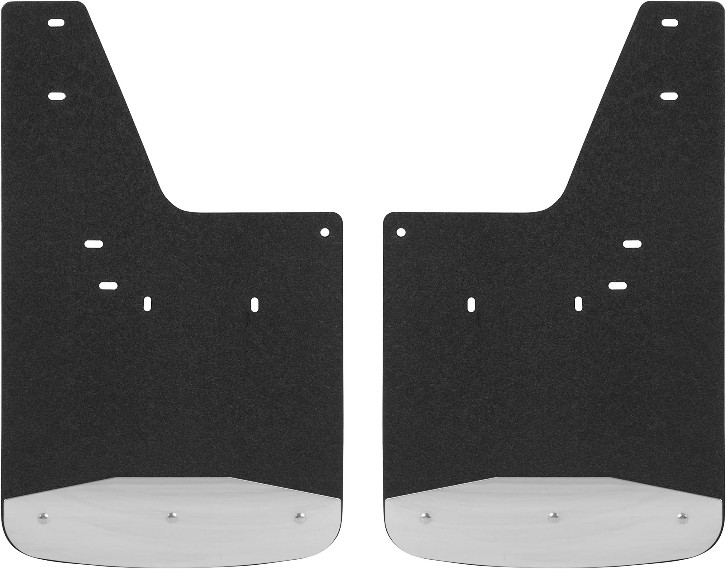 LUVERNE 250930 Front 12-Inch x 20-Inch Textured Rubber Mud Guards, Select Dodge, Ram 1500, 2500, 3500, 2 Flaps