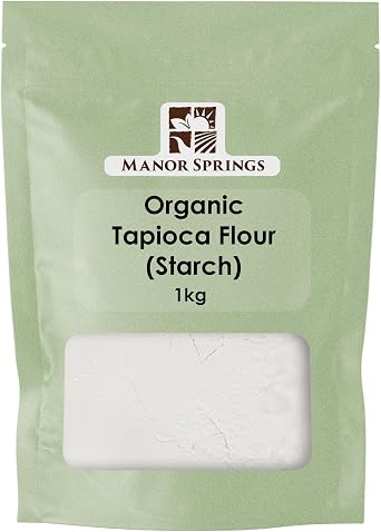 Organic Tapioca Flour Starch 1kg by Manor Springs Organic