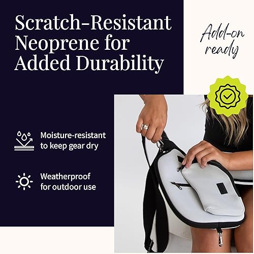 Miniatura 2 de Posh Pickler Bolsa de pickleball 3 en 1 para mujeres y hombres, bolsa de mano, bandolera y mochila, diseño convertible, se adapta a hasta 2 paletas,