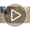 300PCS Cocktail Picks Bamboo Skewers for Appetizers, FATLODA Paddle Wooden Skewers, Fancy Flat Toothpicks for Appetizers, 4.7 IN Bamboo Sticks for Party Sandwich Fruit Charcuterie Boards Accessories - Image 8