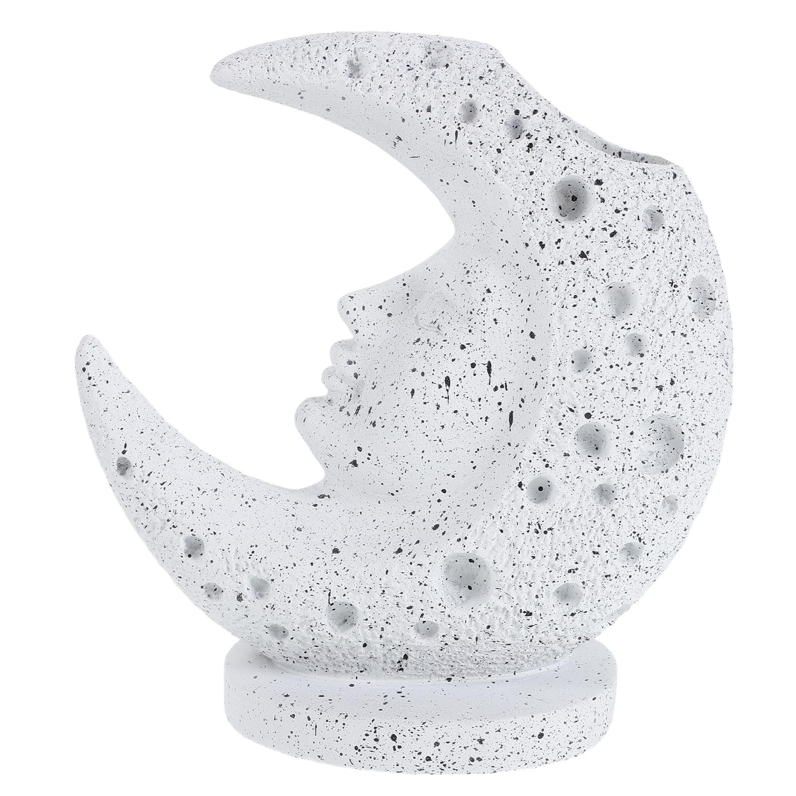 Vase pour fleurs en forme de lune pour décoration de table de salon moderne