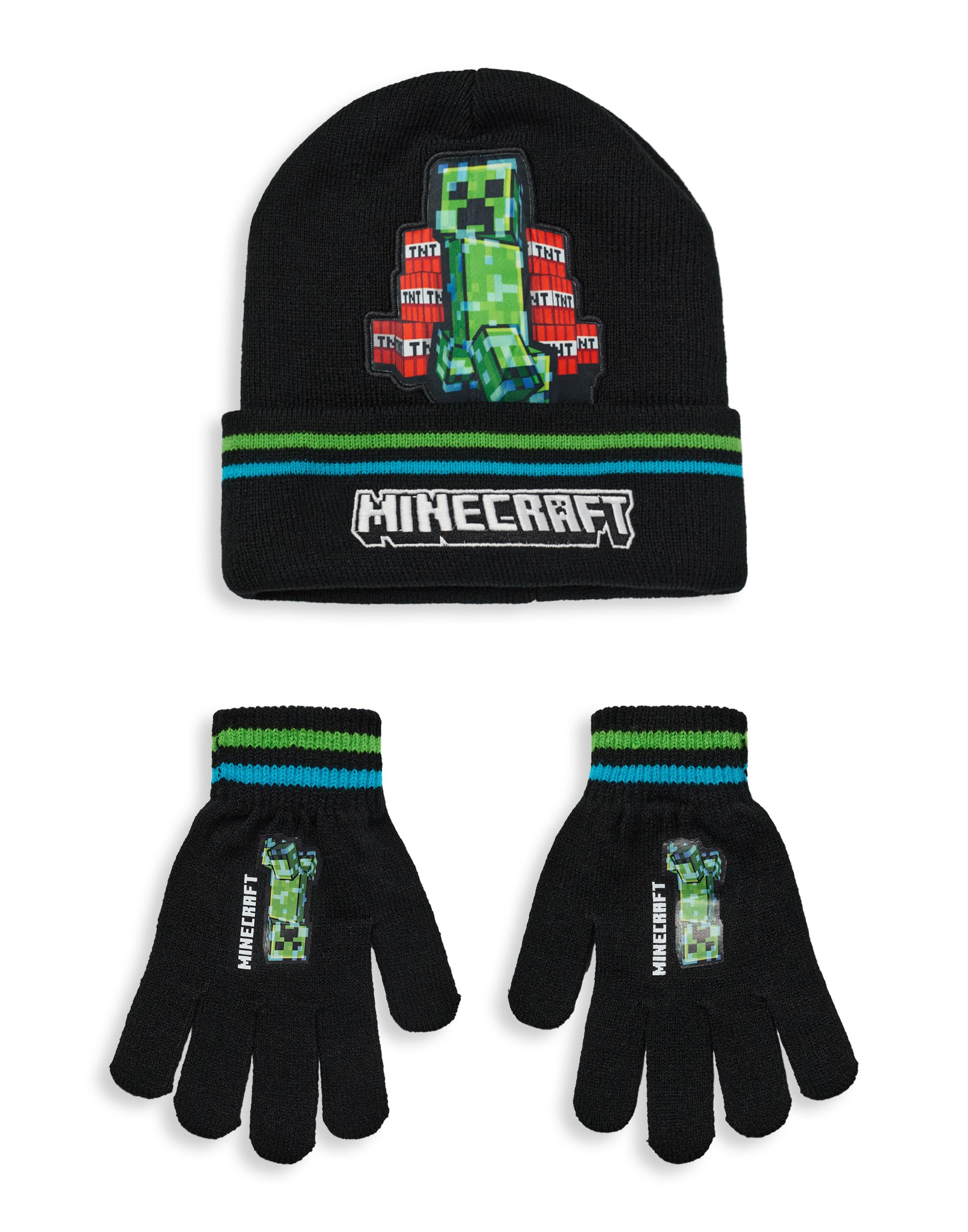 Cappello Minecraft Creeper Per Ragazzi – Regolabile Con Logo Colorblock – Ufficiale, Taglia Unica