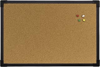Quadro Cortiça 60x40cm MDF Soft Preto STALO 4101