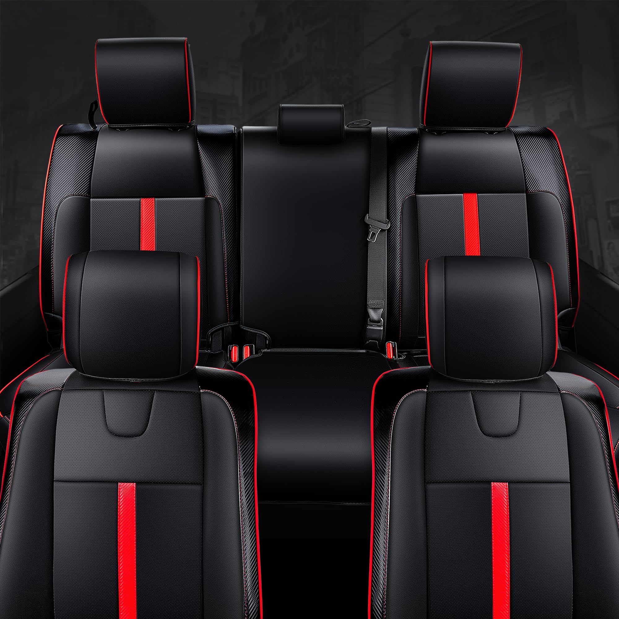 Aazon.co: Carlieki Fundas De Asiento De Cuero Personalizadas Para