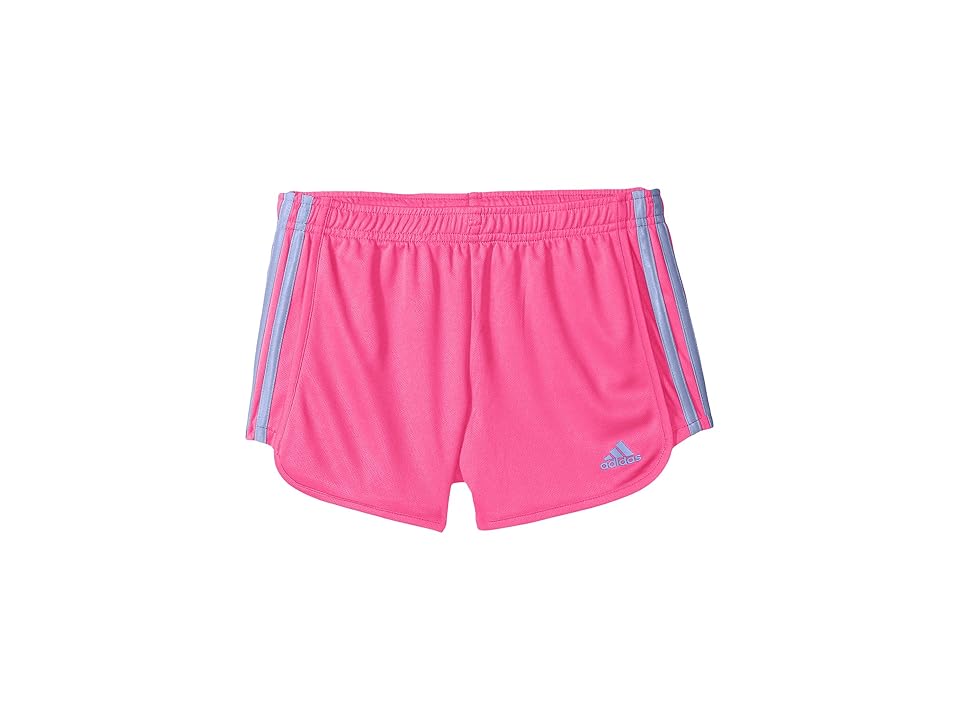 

adidas Kids Around The Block Mesh Shorts (Big Kids) (Bright Pink) Girl's Shorts