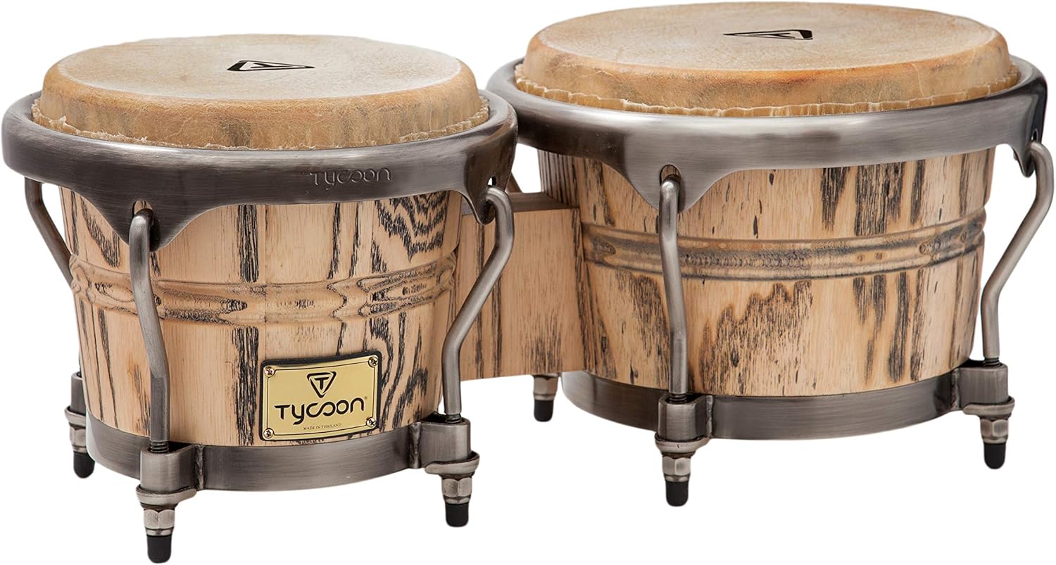 Tycoon Percussion 7 Inch & 8 1/2 Inch Master Grand Series Bongos