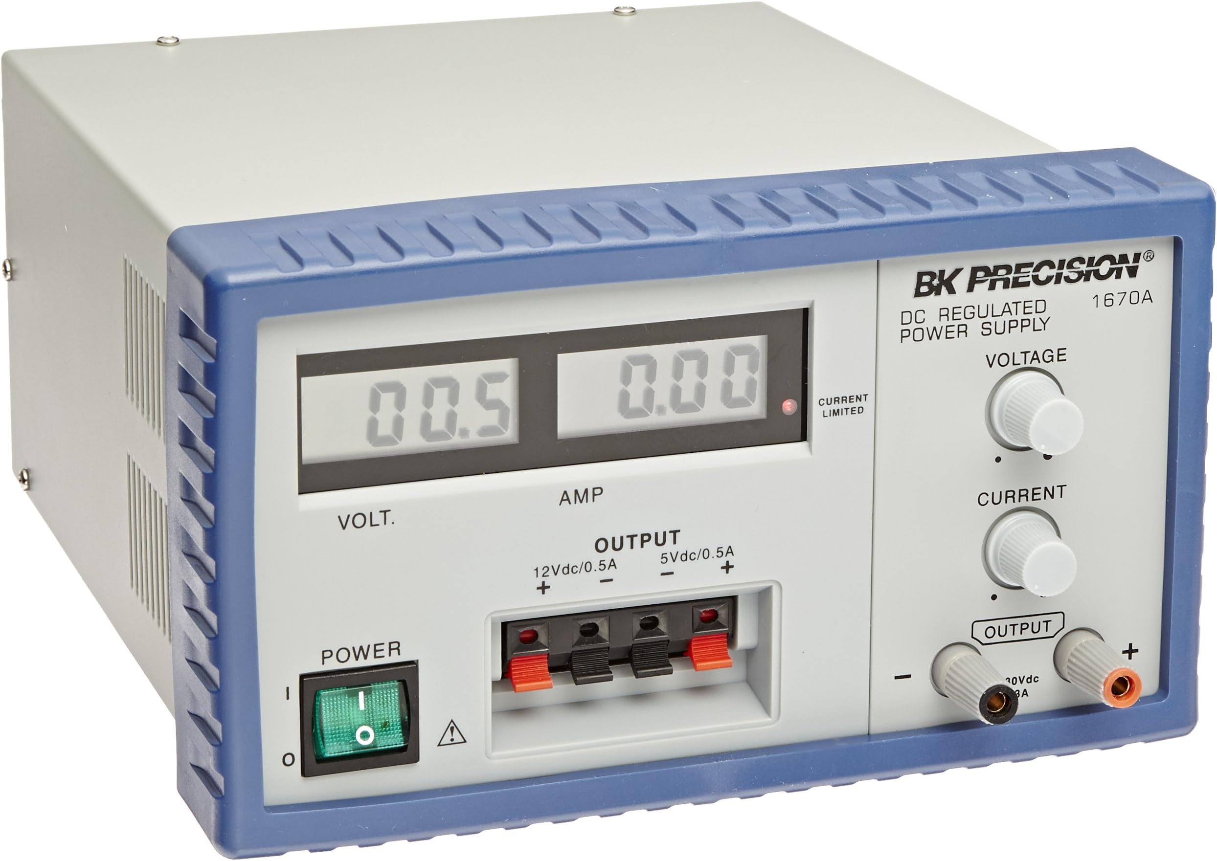 1670A Triple Output Digital Display DC Power Supply, 30V, 3A