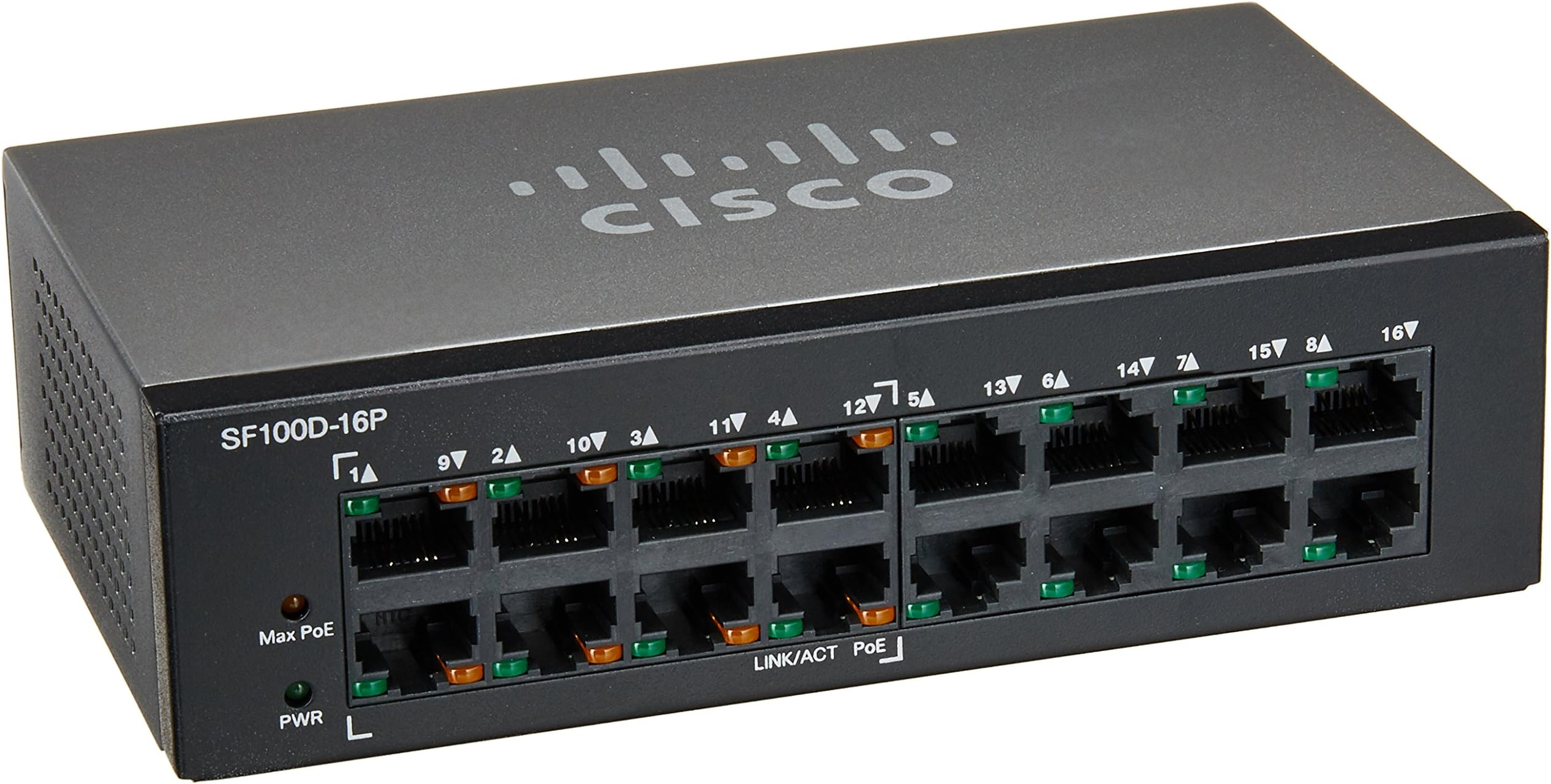 CISCO Systems SF100D-16P-NA 16 Port 10/100 PoE
