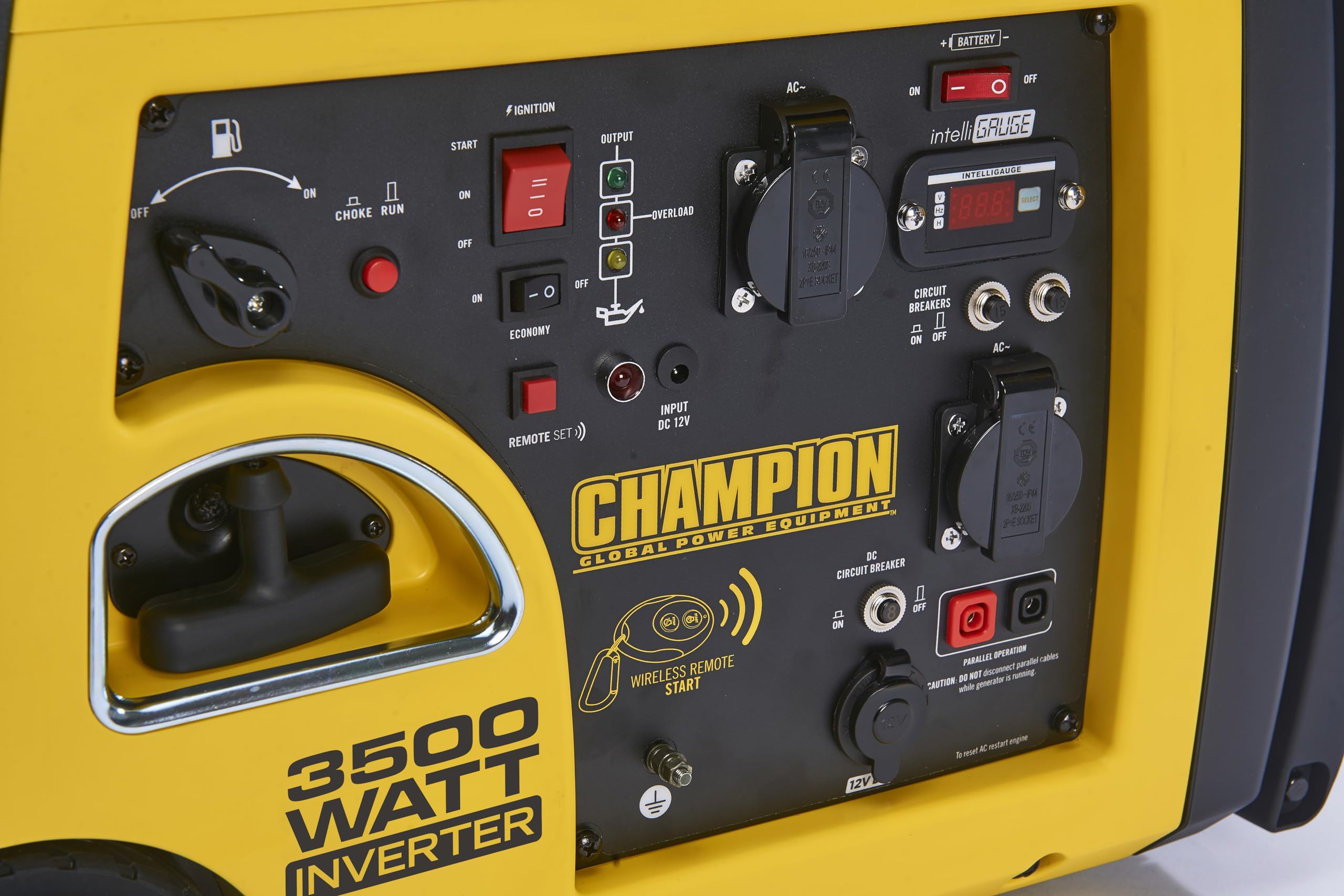 Champion Power Equipment Groupe électrogène mobile (3200 W, essence uniquement, télécommande, générateur portable) 73001i-P-EU