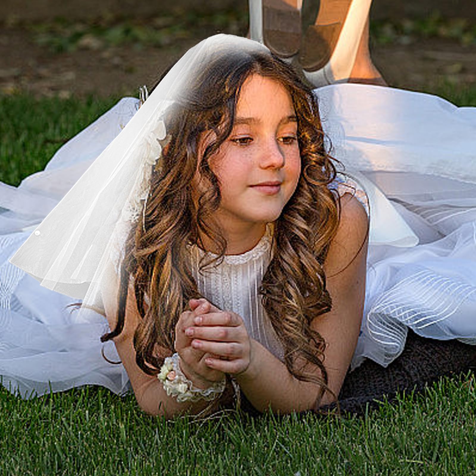 Bride Communion Robe Demoiselle D'honneur Femme Girls First Communion Veil -1st Holy ...