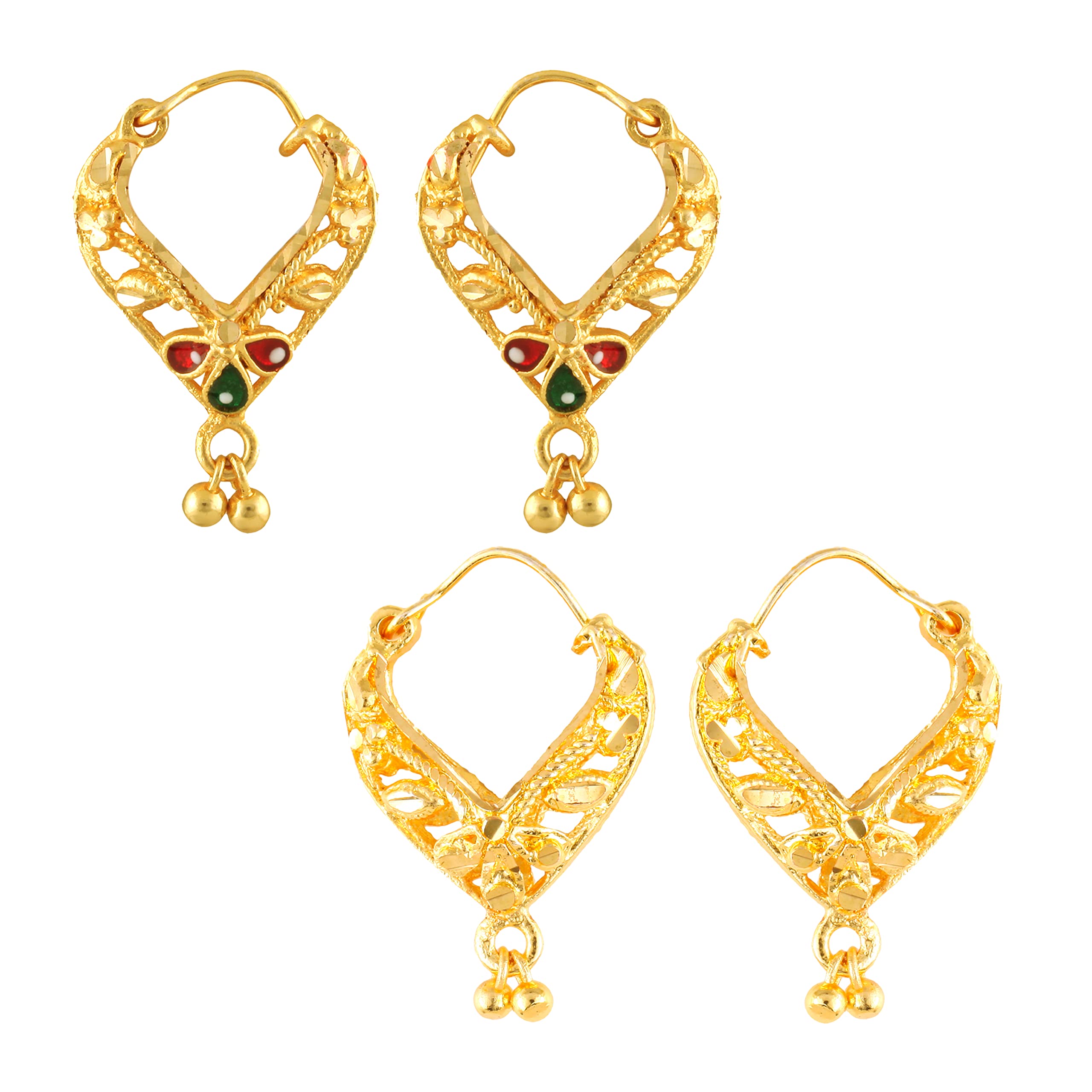 See full amazon price history chart for MEENAZ Hoop Earrings For Women girls Combo Set Pack Traditional Temple 1 One Gram Gold 18k Copper Brass Ruby Meenakari South Indian Screw Back Studs Tops Stud Fashion Stylish Bali Ear rings combo-M110 MEENAZ Hoop Earrings For Women girls Combo Set Pack Traditional Temple 1 One Gram Gold 18k Copper Brass Ruby Meenakari South Indian Screw Back Studs Tops Stud Fashion Stylish Bali Ear rings combo-M110 (B0B8DZKJV6) Amazon Price History, Amazon Price Tracker