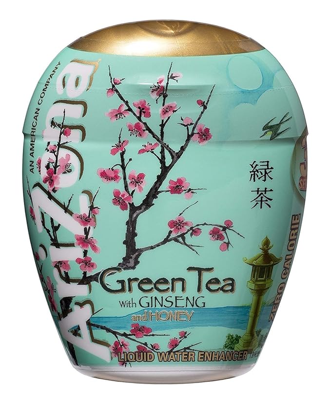 Arizona Green Tea with Gingseng Liquid Water Enhancers 1.9