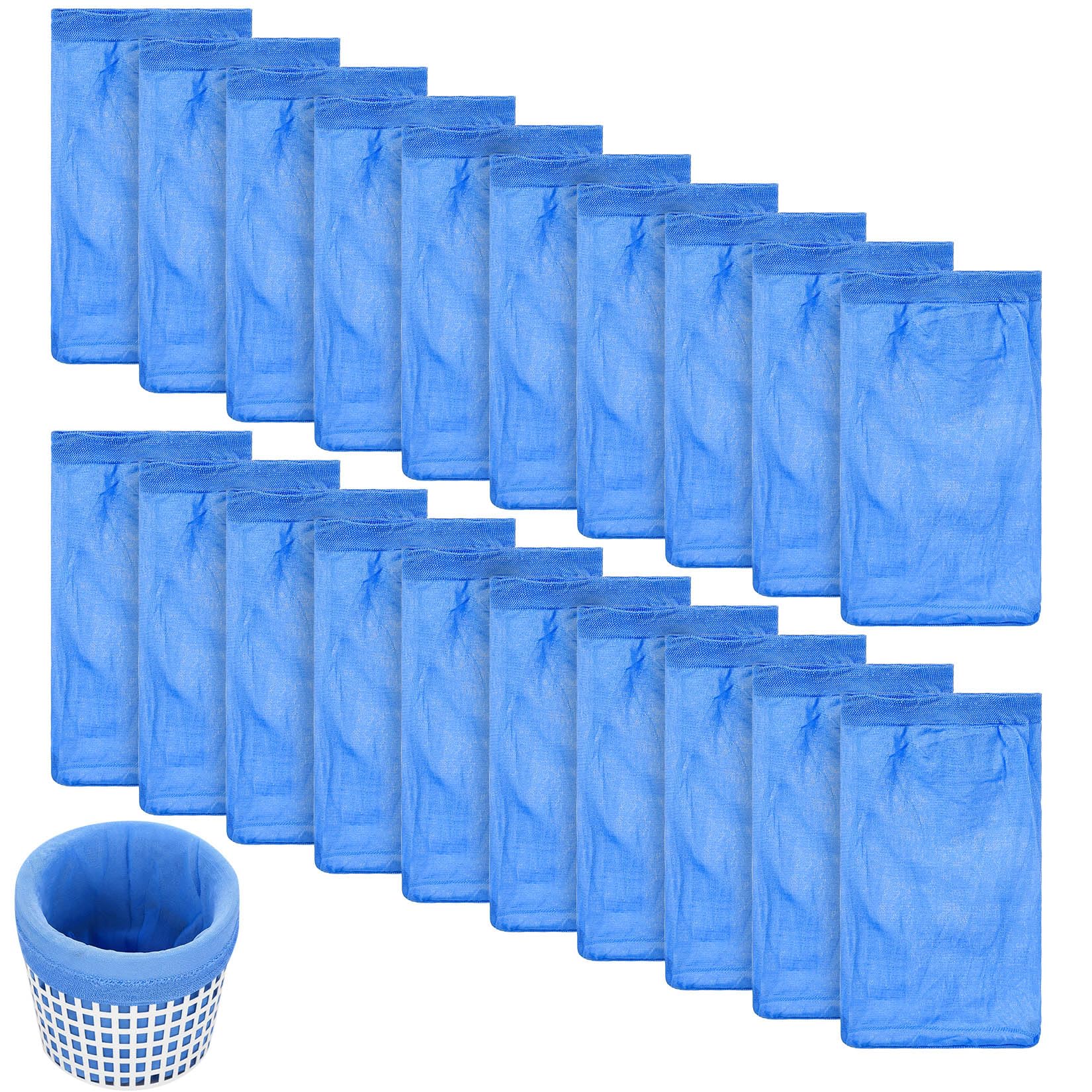 Ewwtrey 20 PcsCalcetines Skimmer Piscina, Calcetines de Nailon para Piscinas, Calcetines de Malla Fina para Piscinas enterradas y elevadas, para Limpiar residuos y Hojas (Blanco) — view 8