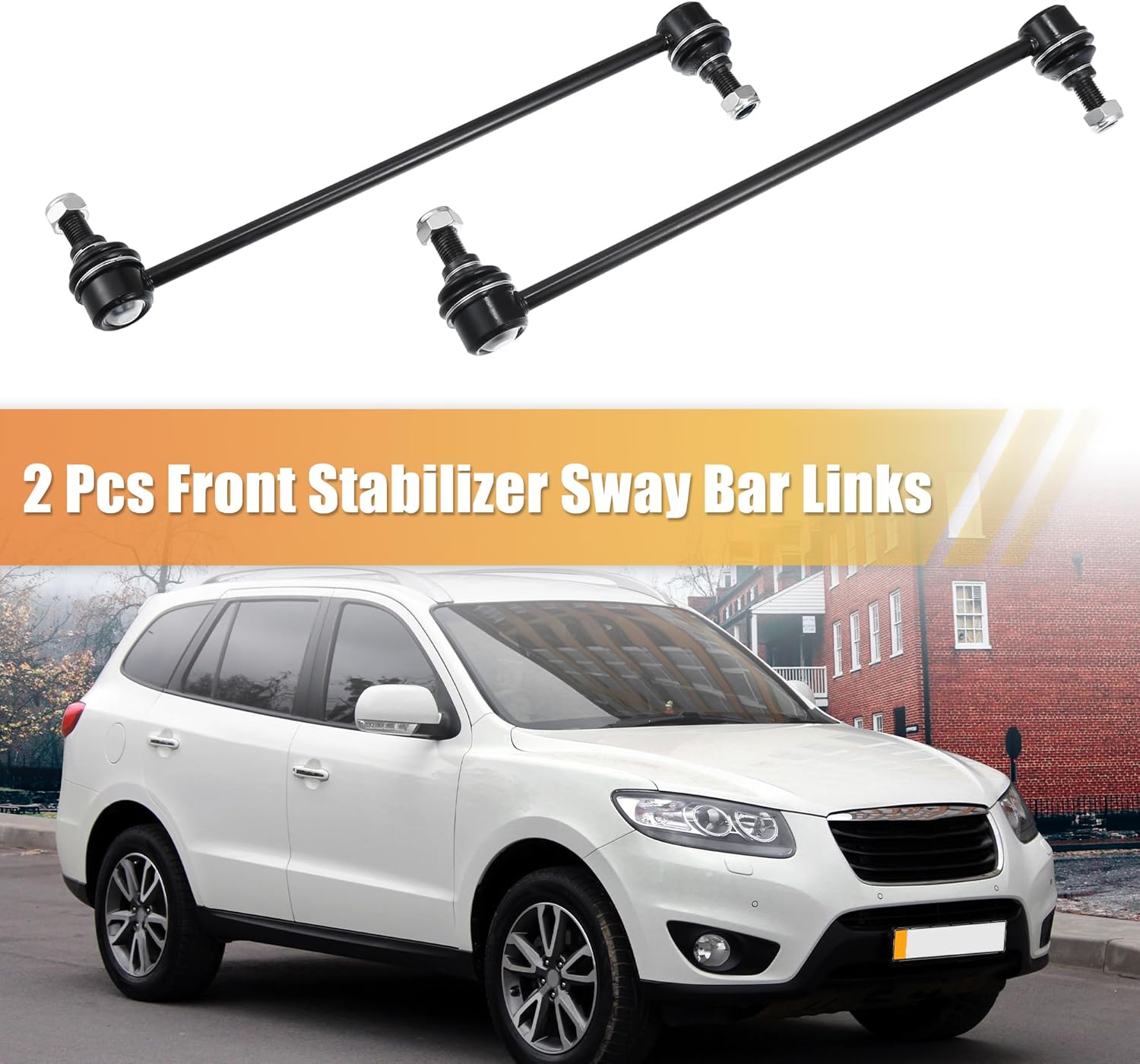 X AUTOHAUX 2 Pcs Front Sway Bar Links for Hyundai Santa Fe 2013-2018 for Kia Sorento 2014-2015 Stabilizer Sway Bar Link