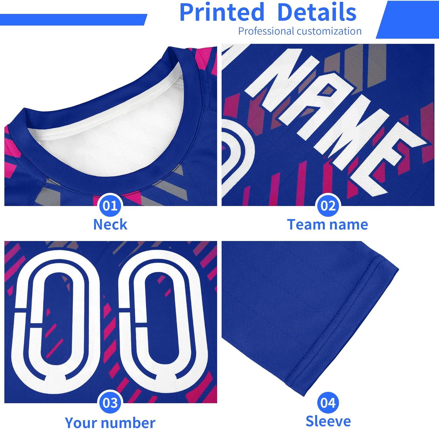 Custom Athletic T-Shirts for Men Women Youth Personalized Printed Team Name Number Casual Long Sleeve Shirt - Image 4