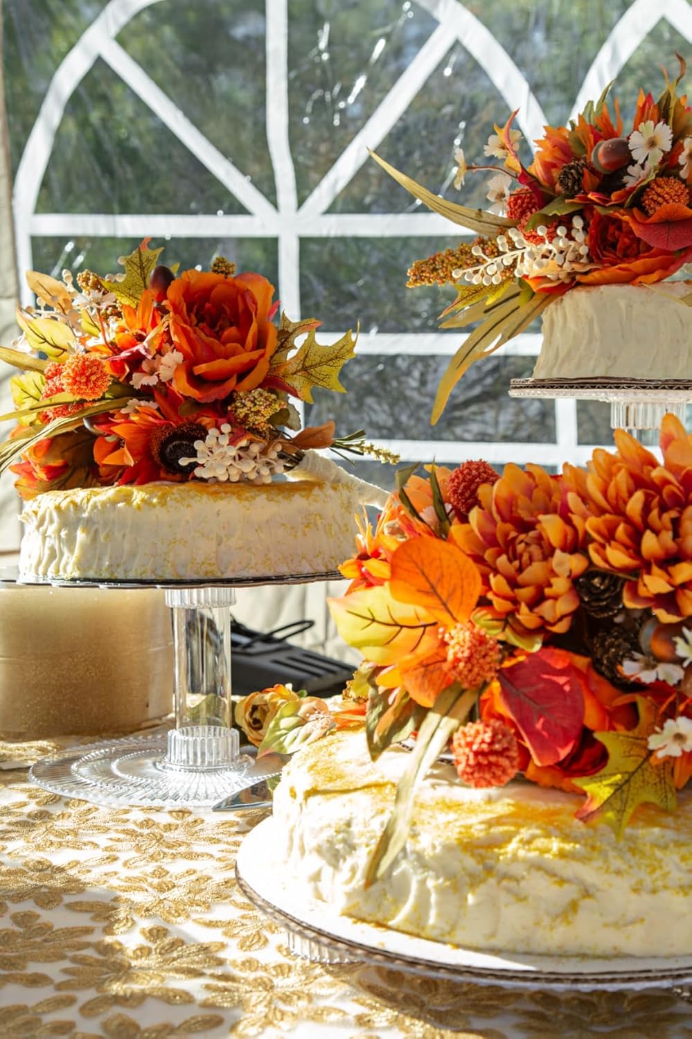 3 Tier Acrylic Wedding Cake Stand (STYLE R300)