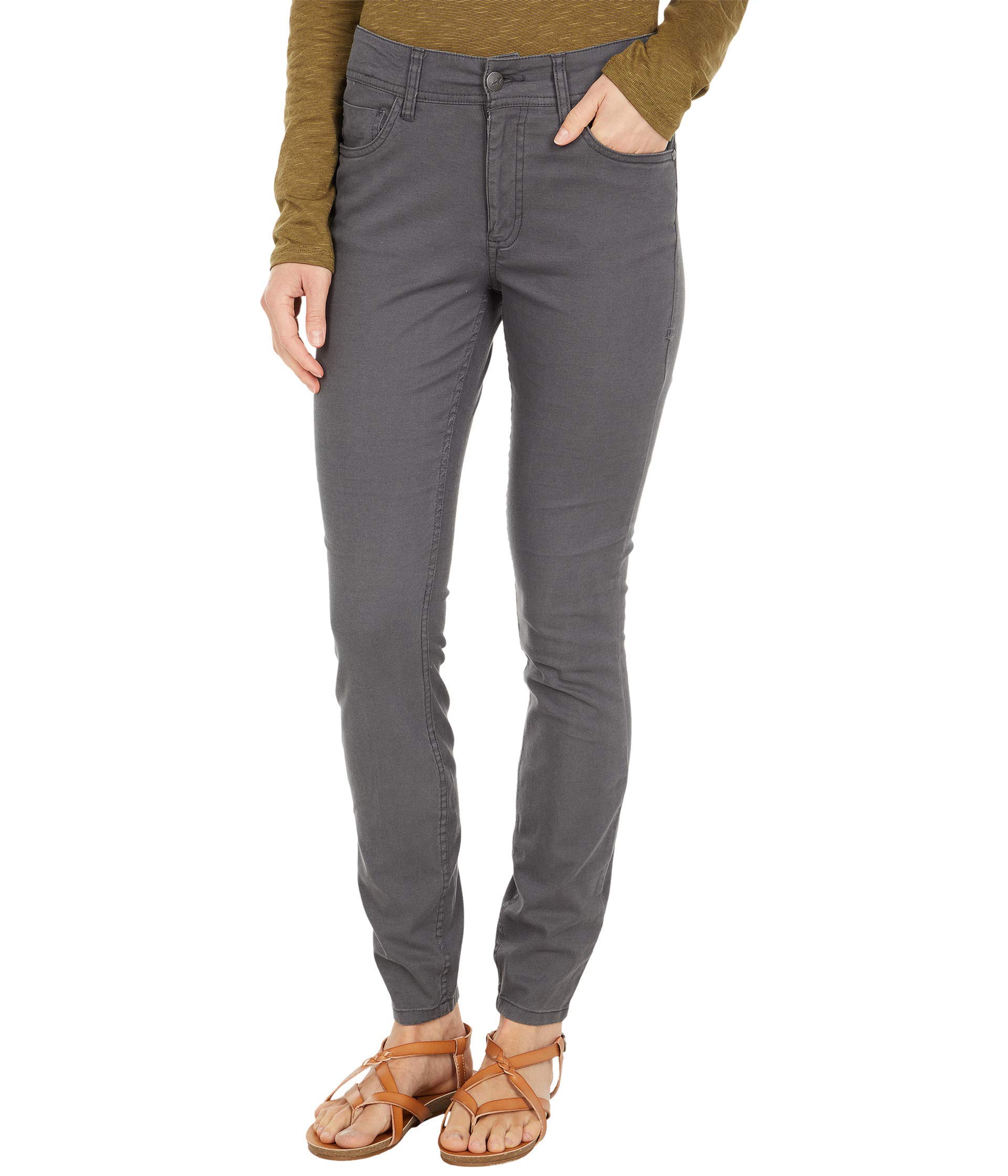 Toad Co Earthworks Five-Pocket Skinny Pants - Pants for Women - Mid-Rise - Stretch Canvas Fabric - Zip-Fly
