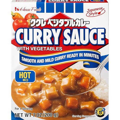 Cámara Alimentos Curry Salsa con verduras caliente 7Onza Cajas Pack de 10