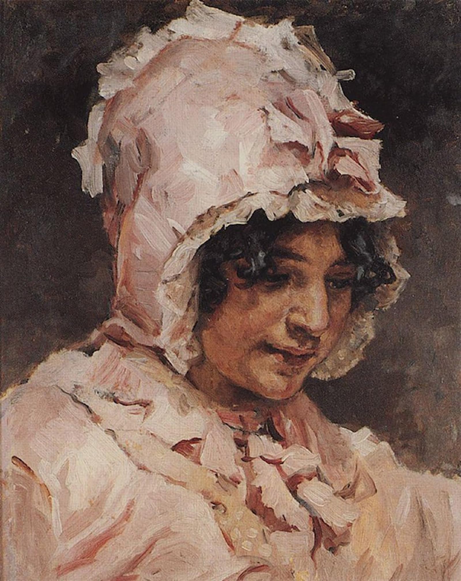 SERENDIPITP Aesthetic Poster Photo Wall Print Retro Picture Italian Woman Vasily Surikov Modern Wall Artwork for Home Decor 60x90cm