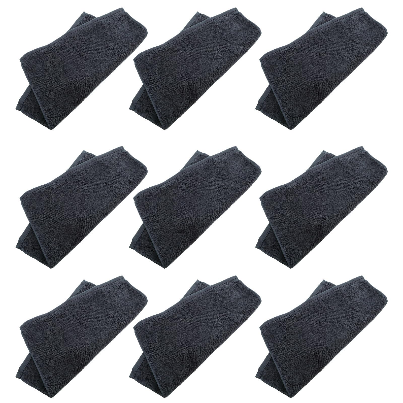 MAGICLULU 12 Toallas Faciales de Algodón Ultra Suaves para Piel Sensible, Paquete Versátil Adecuado para Gimnasio y SPA, Secado Rápido y Uso Diario