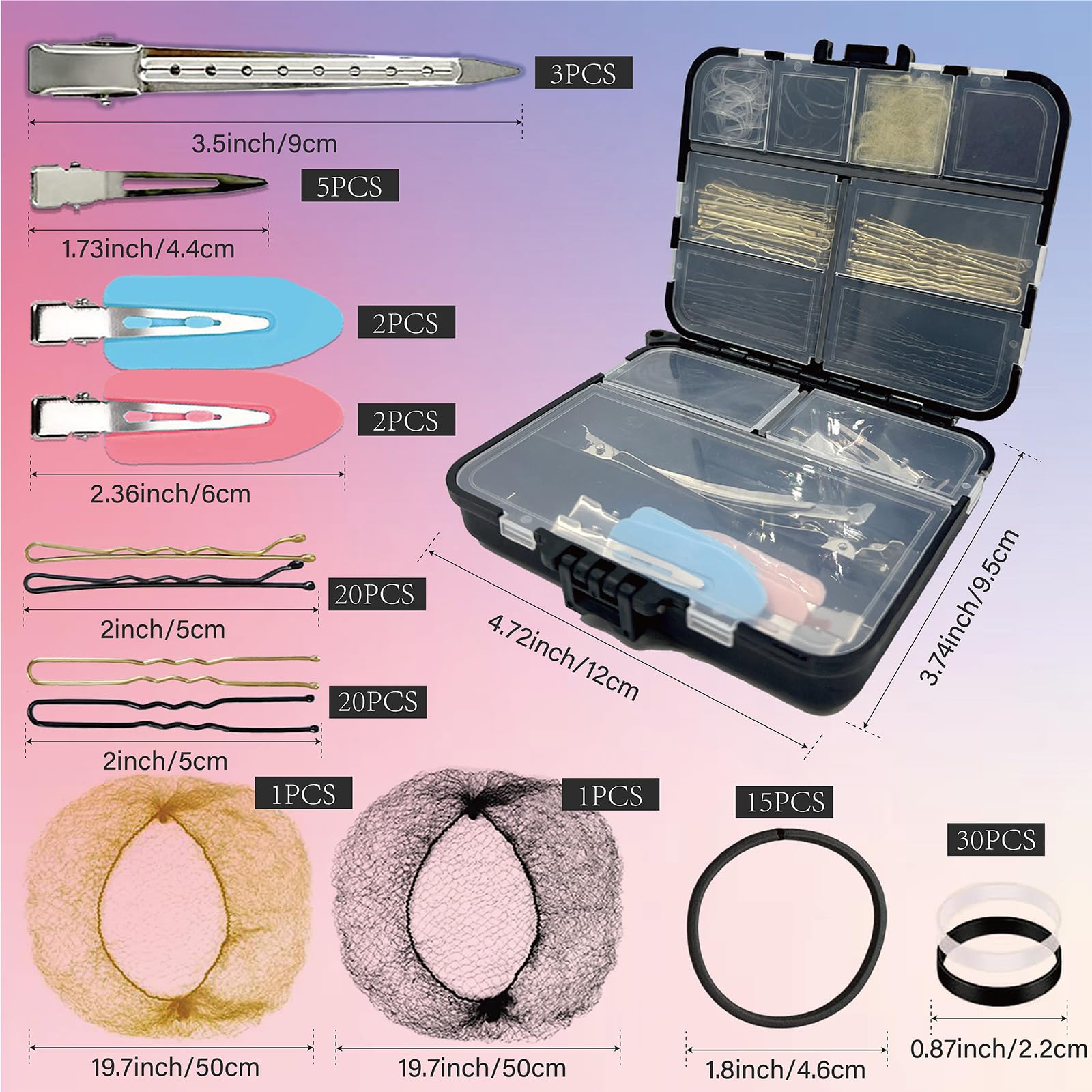 Amazon.com : B1jounie YA Hair Accessories Kit, 160Pcs Hair 