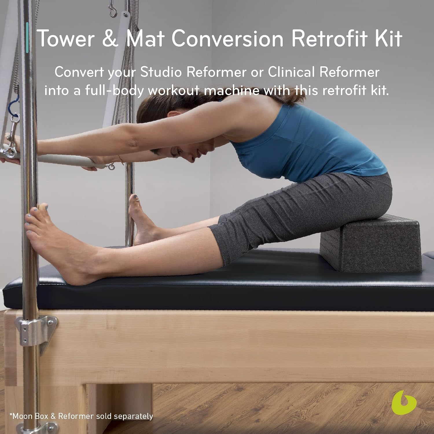 Balanced Body Tower & Mat Conversion Retrofit Kit for Clinical and Studio Pilates Reformers, Conversion Kit for Studio or Home Pilates Equipment